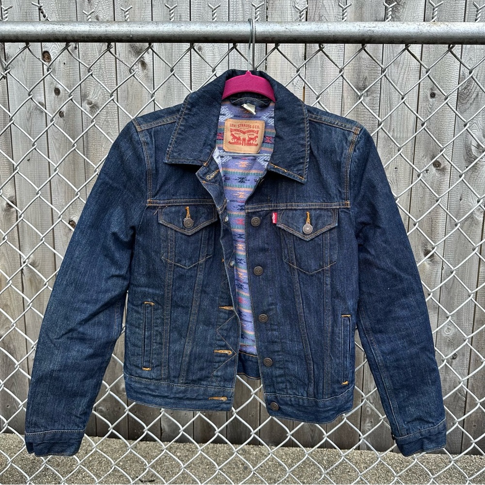 Levis Women’s Lined Denim Jacket XS